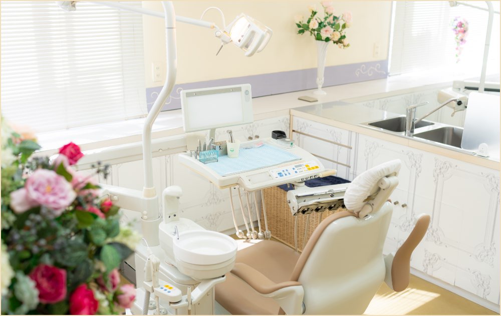 華輝光デンタルクリニック（華輝光DentalClinic・はなきひかるデンタルクリニック）- 静岡市清水区の歯科医院（審美歯科）診察台